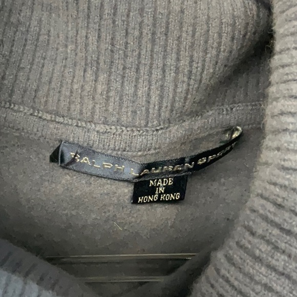 Ralph Lauren Sport Sleeveless Turtleneck Sweater Wool & Cashmere EUC - Picture 2 of 4